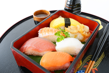 Japanese cuisine Sushiの写真素材