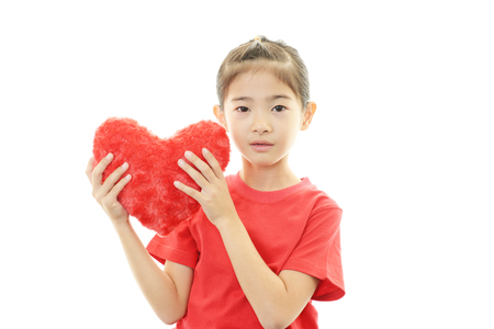 Smiling Asian girlの写真素材