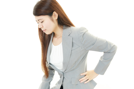 Woman back painの写真素材