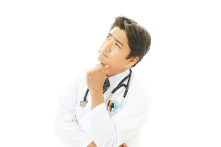 Tired doctorの写真素材