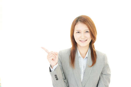 Portrait of a young business womanの写真素材