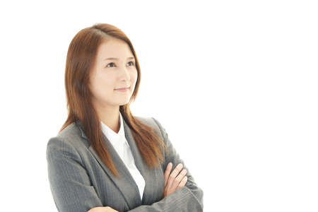 Portrait of a young business womanの写真素材