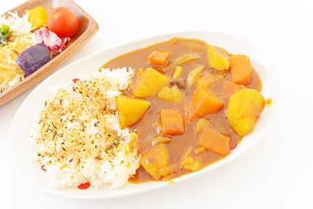 Curry and riceの写真素材