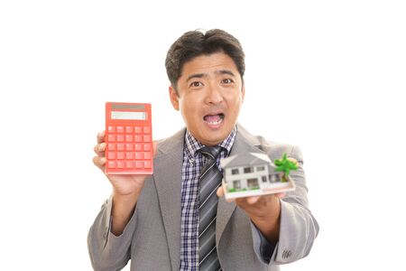 Smiling Asian businessmanの写真素材