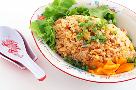 Delicious fried riceの写真素材