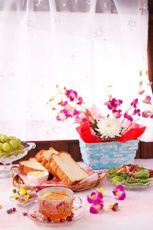 Tea timeの写真素材