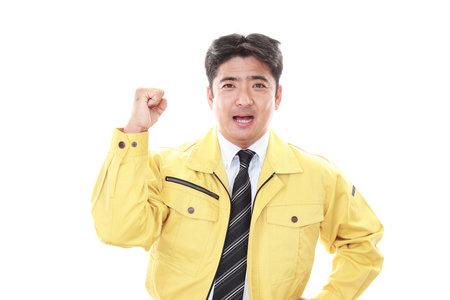 Smiling Worker