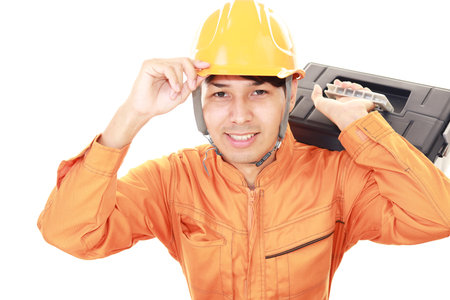 Smiling Worker