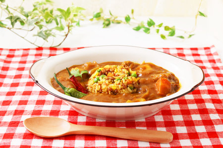 Delicious curry and riceの写真素材