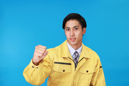Smiling Workerの写真素材