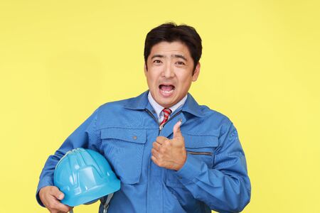 Smiling Workerの写真素材