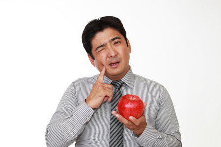 Man with toothacheの写真素材