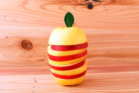 Fresh appleの写真素材