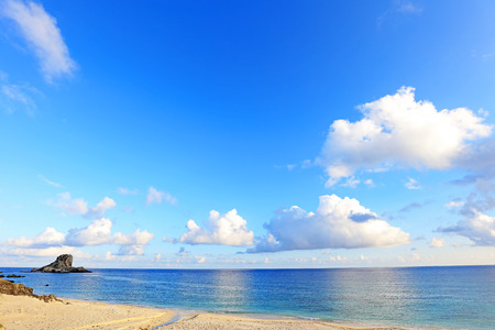 Beautiful beach in Okinawaの写真素材