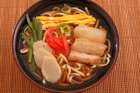 Okinawa noodle.の写真素材