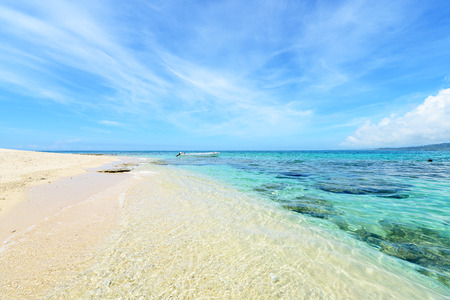 Beautiful beach in Okinawaの写真素材