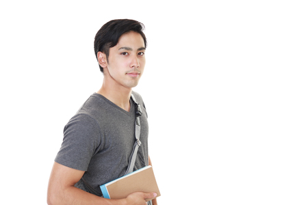 Smiling college studentの写真素材