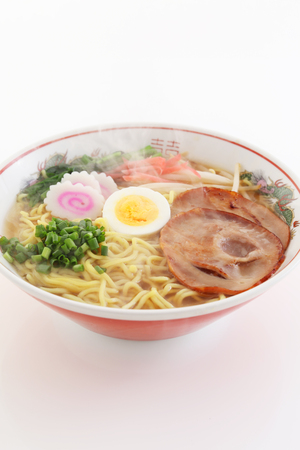 Japanese ramen noodlesの写真素材