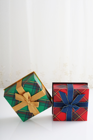 gift on a white backgroundの写真素材