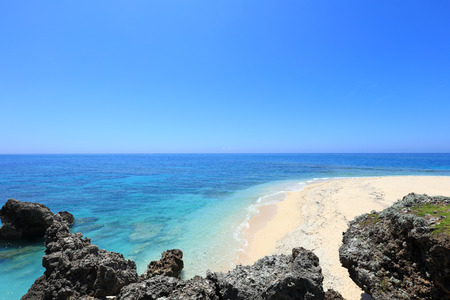 Summertime at the beachの写真素材