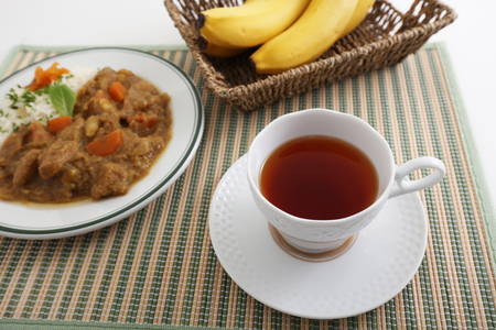 Delicious curry and rice.の写真素材