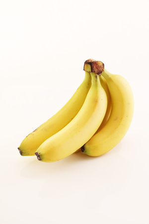 A bunch of bananas isolated on white backgroundの写真素材