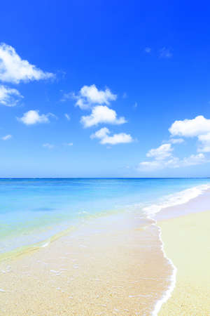 Picture of a beautiful beach in Okinawa.の写真素材