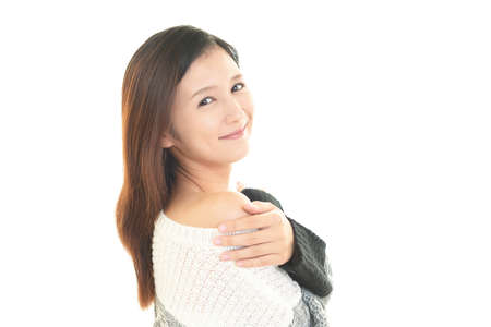 Attractive Asian young woman.の写真素材