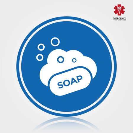 Hand wash icon. Vector illustration isolated.のイラスト素材