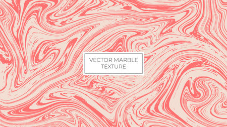 Pink marble vector design. Marbling Texture design.のイラスト素材