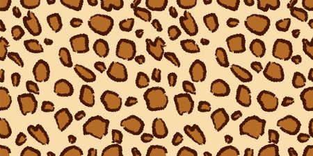 Tiger or zebra white fur repeating texture. Seamless vector patternのイラスト素材