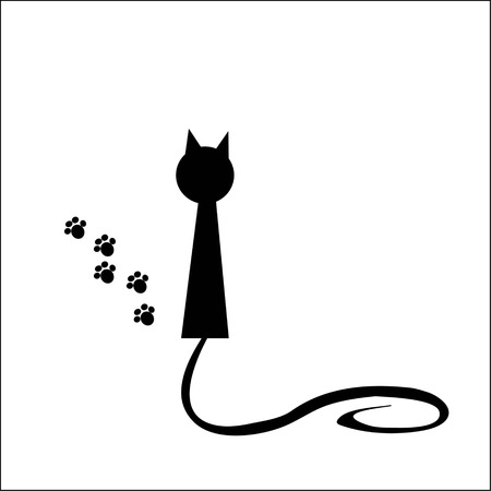 Black catの写真素材