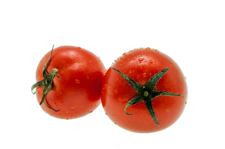 red fresh tomatoesの写真素材