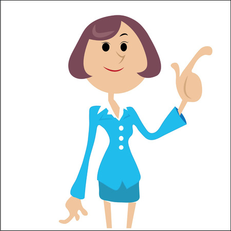 Vector silhouettes of lady and gentleman isolated on a white backgroundの写真素材