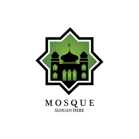 Mosque icon vector Illustration design templateのイラスト素材