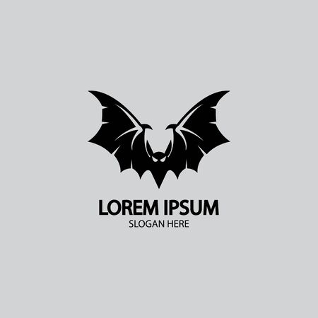 bat vector icon logo template illustration designのイラスト素材