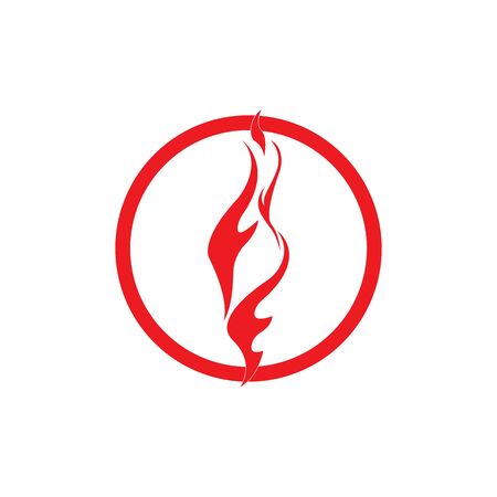 Fire flame vector illustration design templateのイラスト素材