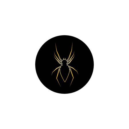 spider illustration logo vector template-vectorのイラスト素材