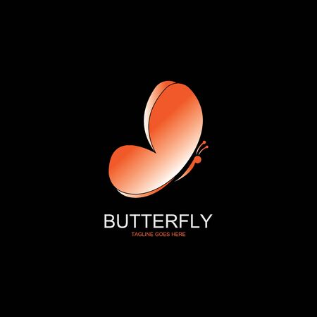 Beauty Butterfly Vector icon designのイラスト素材
