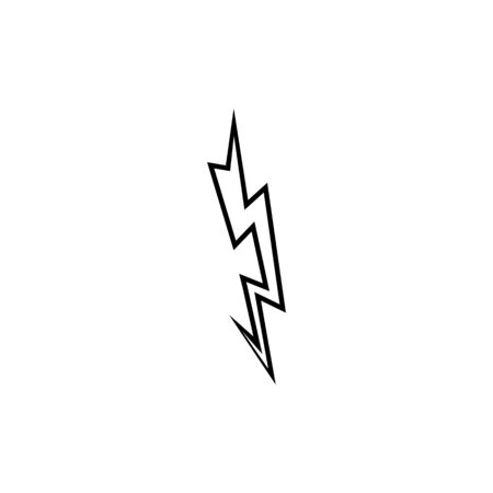 lightning logo icon and symbolsのイラスト素材