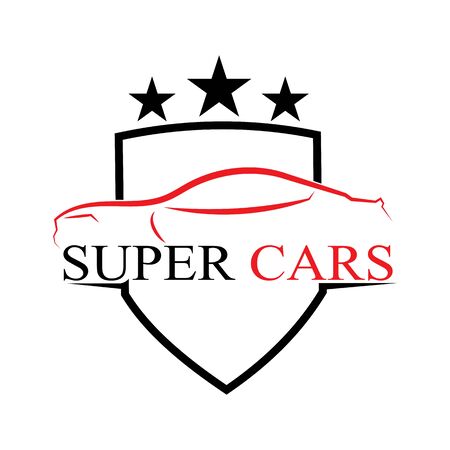 Car silhouette template iconsのイラスト素材