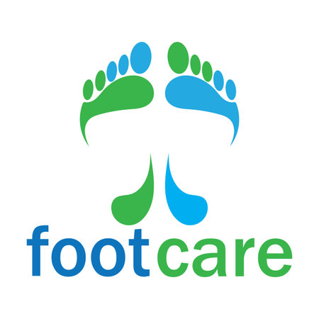 foot  Template vector icon illustration designのイラスト素材