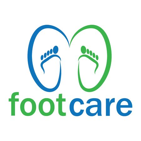 foot  Template vector icon illustration designのイラスト素材
