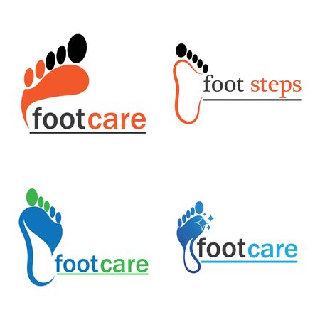 foot  Template vector icon illustration designのイラスト素材