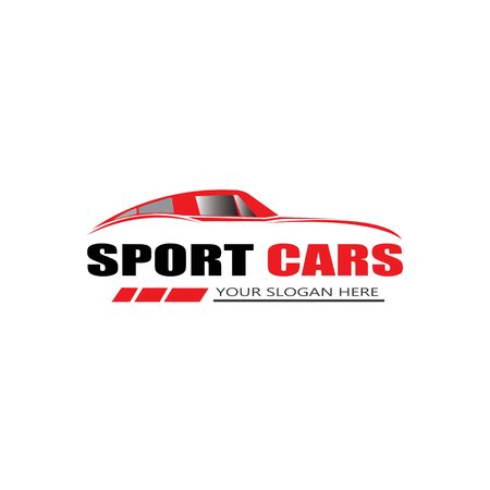 sport car logo template design vectorのイラスト素材