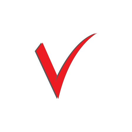 check mark symbol and logoのイラスト素材