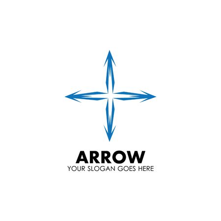 Arrow vector illustration icon Logo Template designのイラスト素材