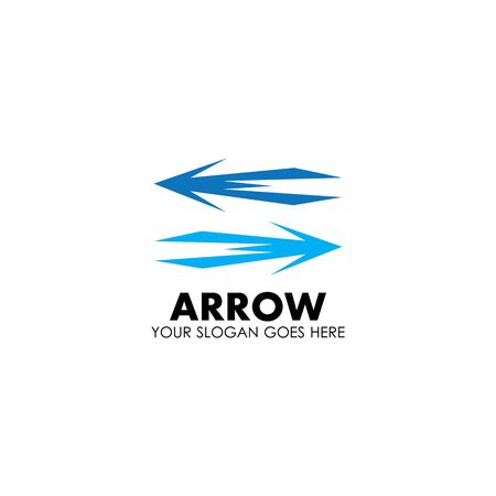 Arrow vector illustration icon Logo Template designのイラスト素材