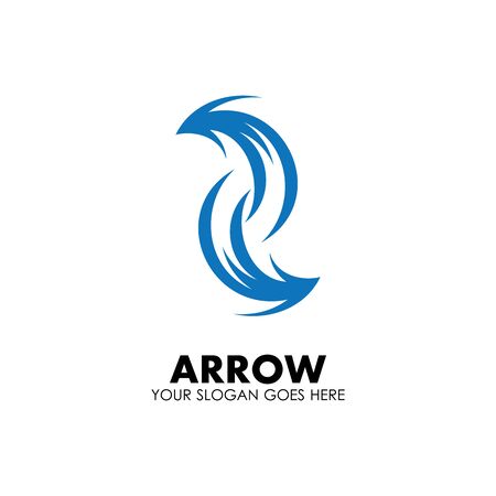Arrow vector illustration icon Logo Template designのイラスト素材