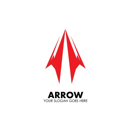 Arrow vector illustration icon Logo Template designのイラスト素材